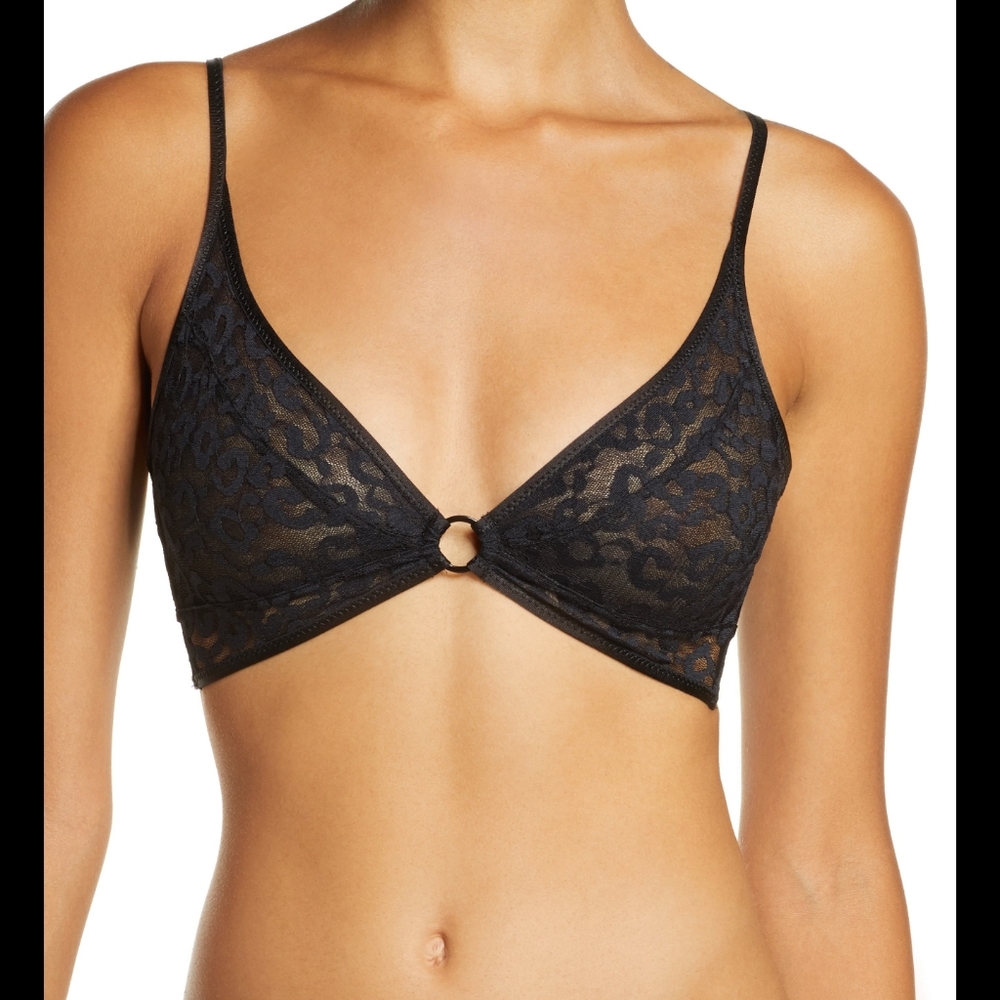 Free People Toni Bralette Small black NWT